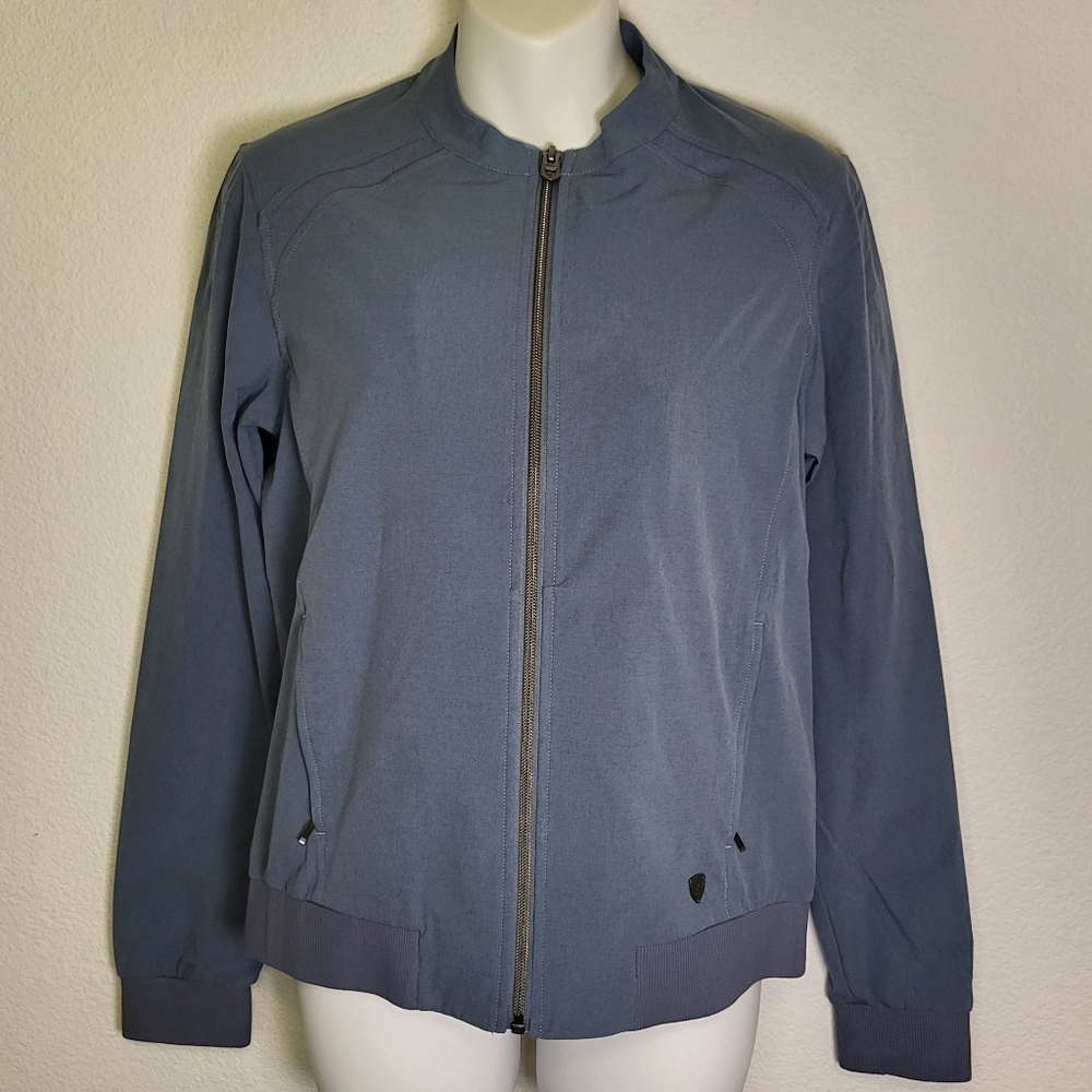 Kuhl Silencr Bomber Jacket in Blue size Small